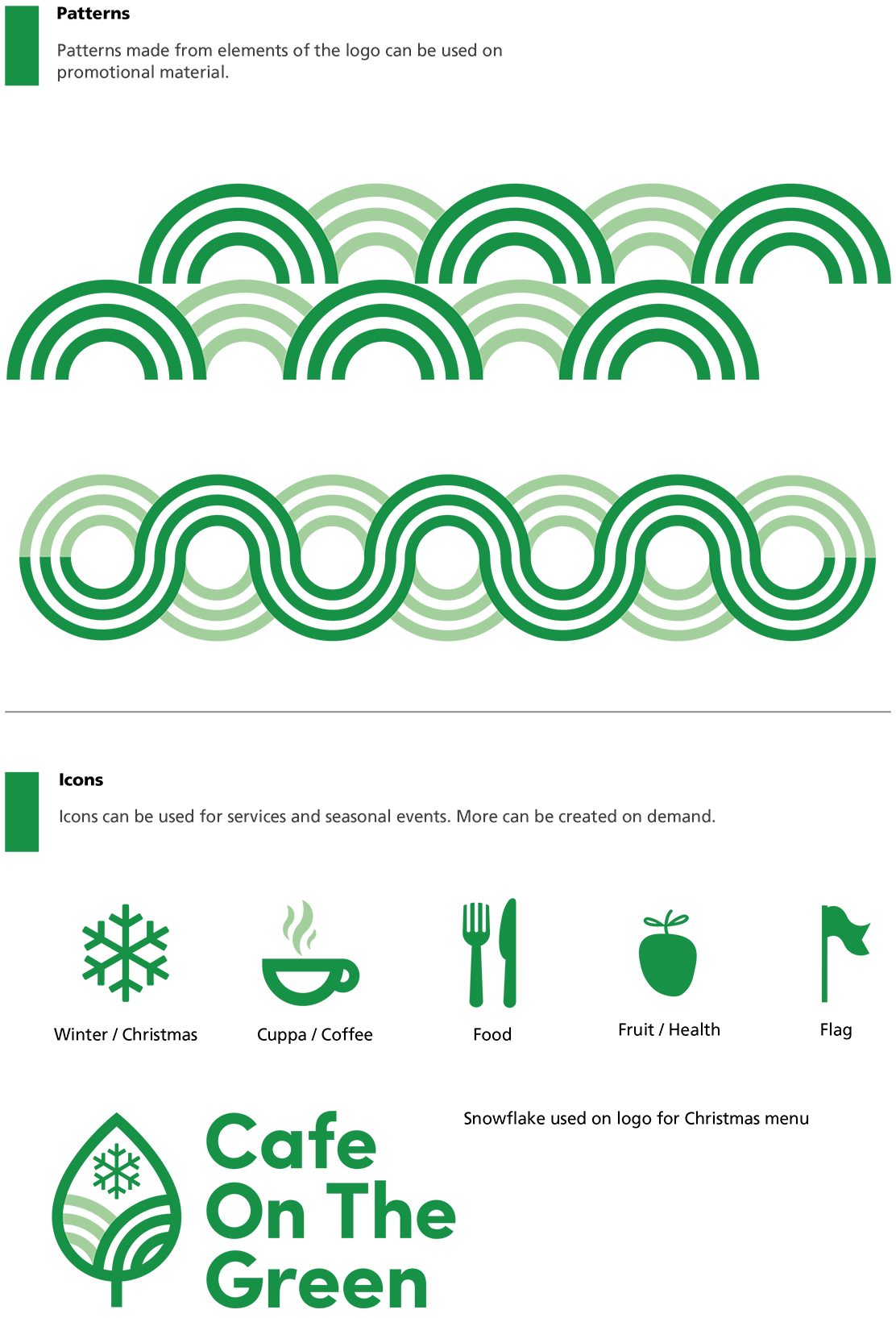 Pattern-and-icons Patterns for brand identity